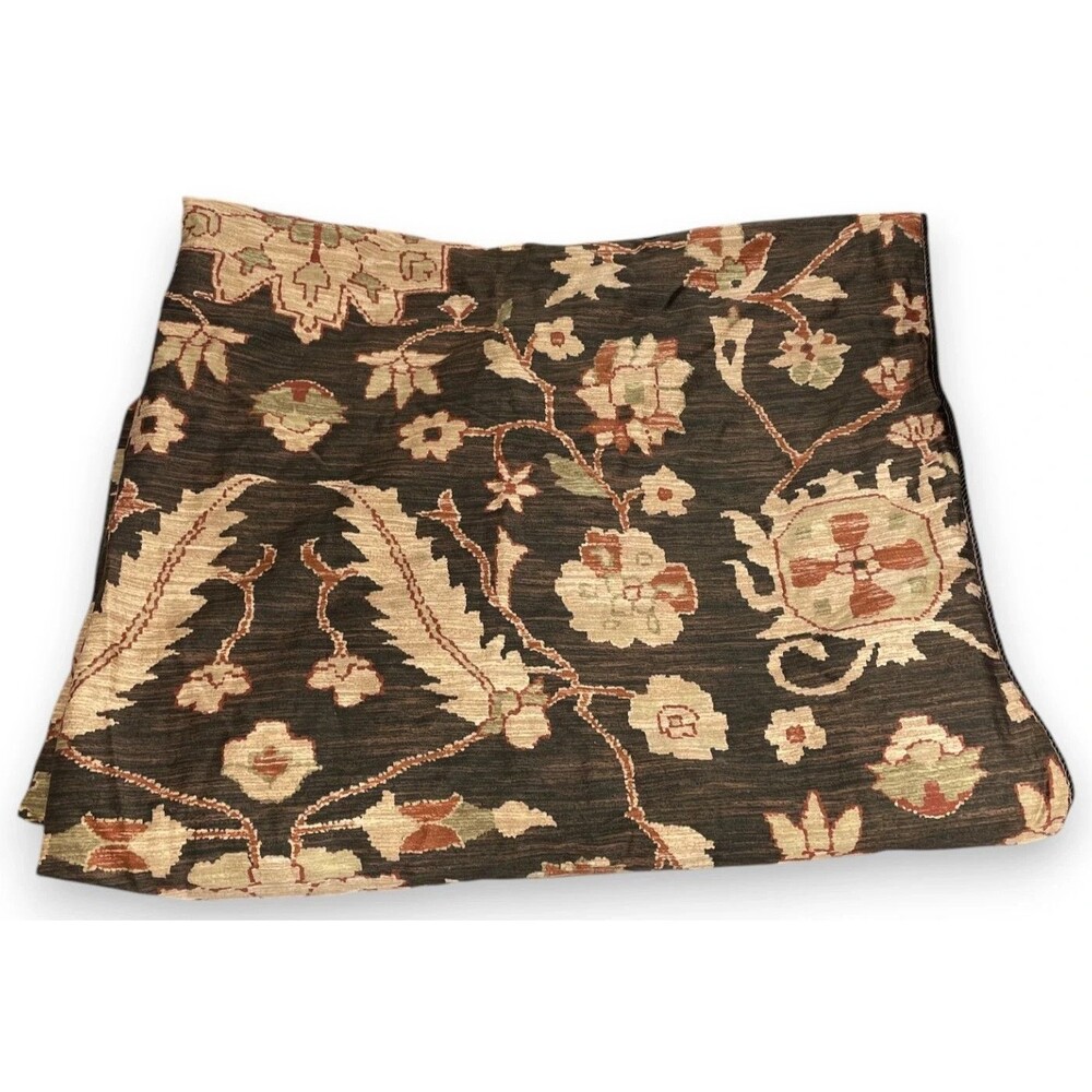 Vintage Ralph Lauren Harriman Brown Paisley Full Queen Duvet Cover Cotton Sateen